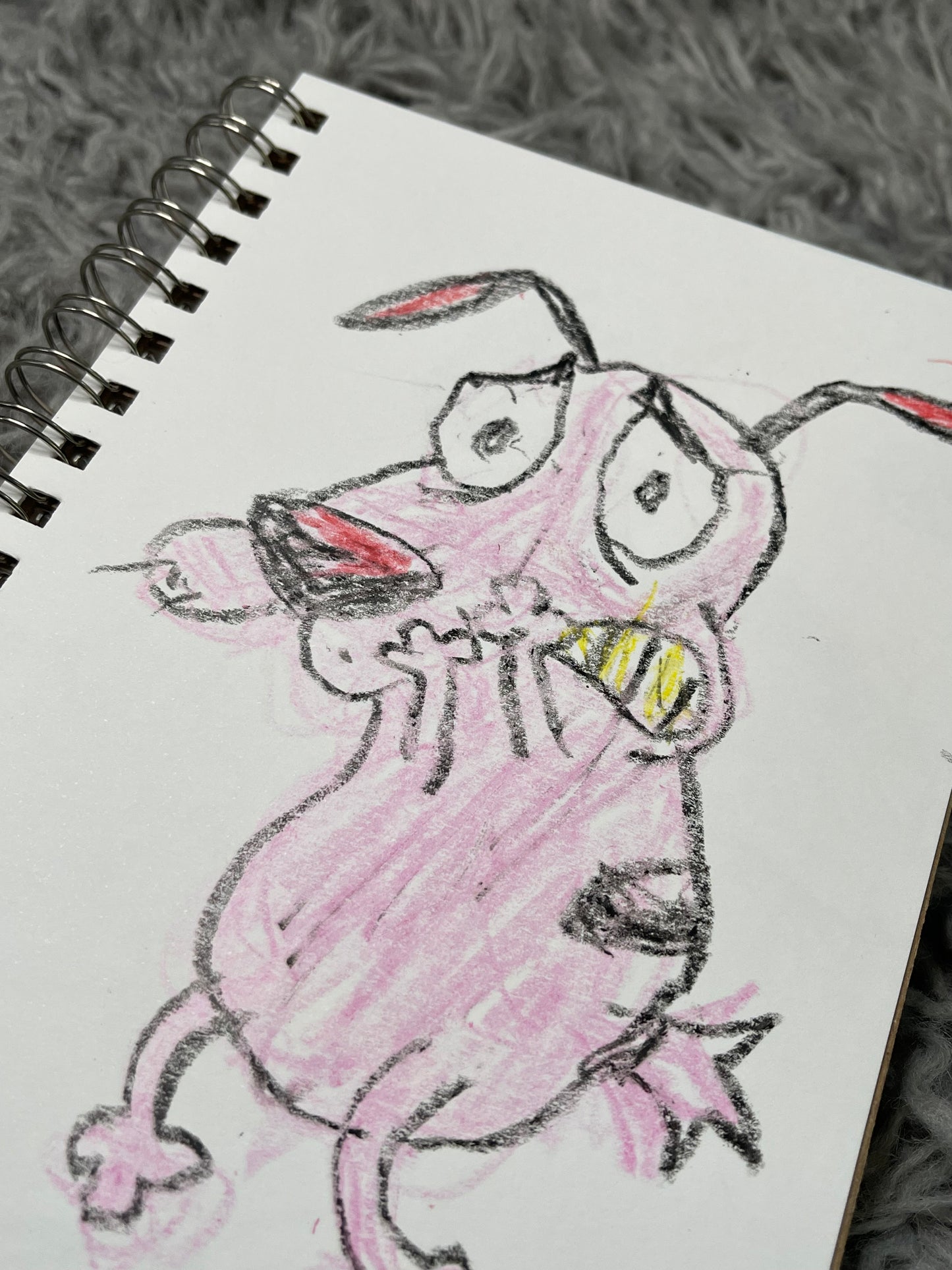 Frightened Dog